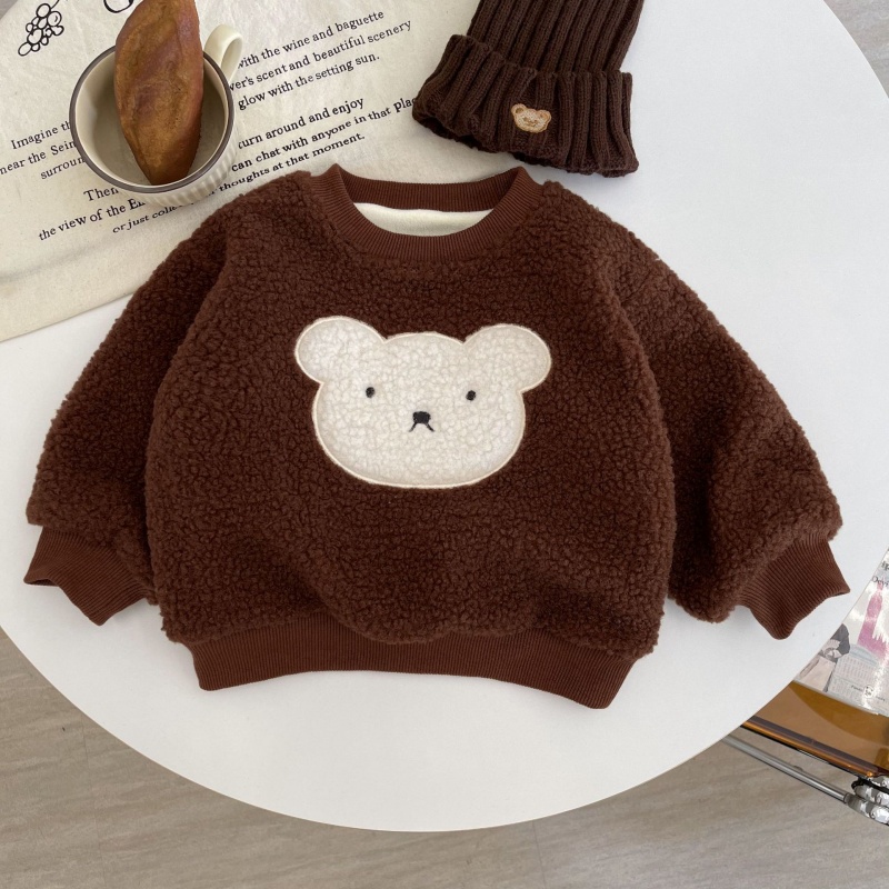 Baby Toddler Bear Lambswool Sweatshirt
