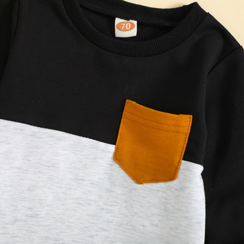 Colorblocked Baby Toddler 2-Piece Sweater Set