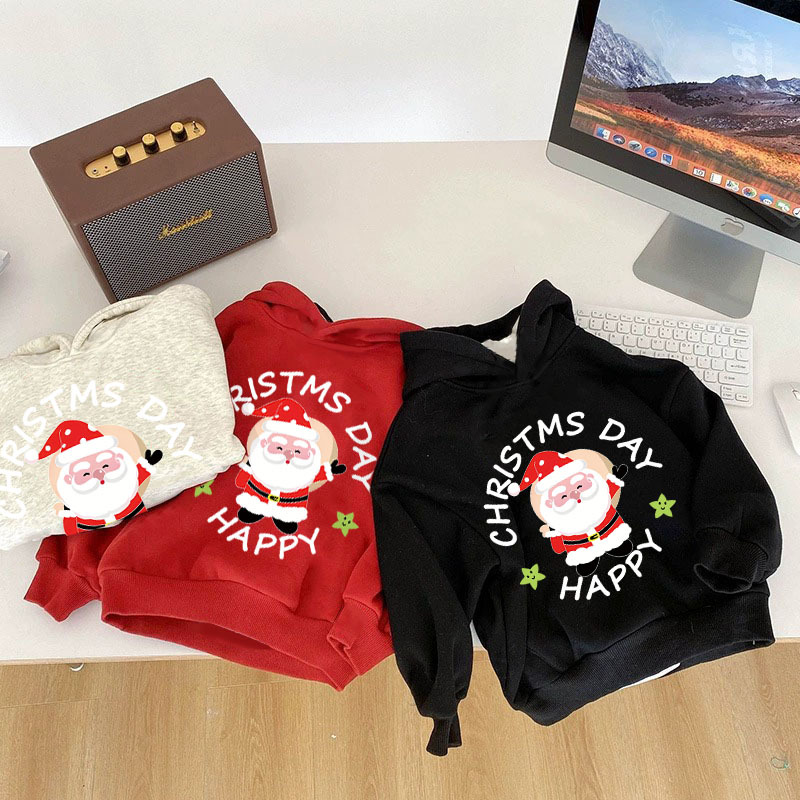 Baby Toddler Christmas Santa Print Sweatshirt