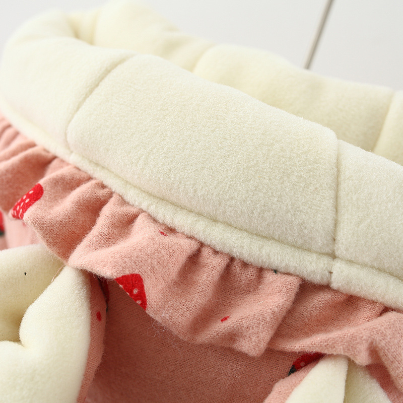 Strawberry Print Baby Toddler Girls Cotton  Outwear