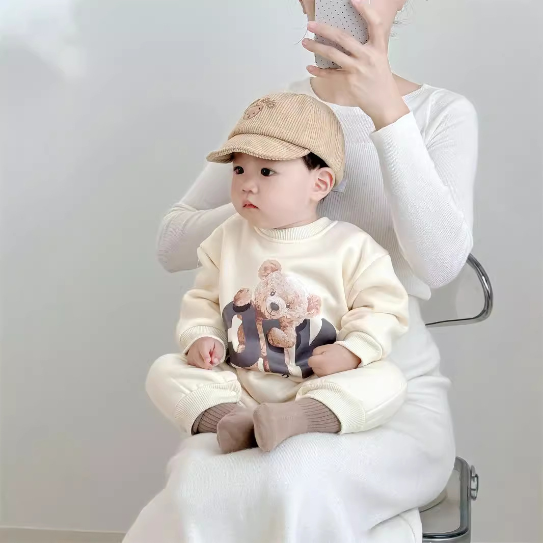 Baby Newborn Bear Warm Romper