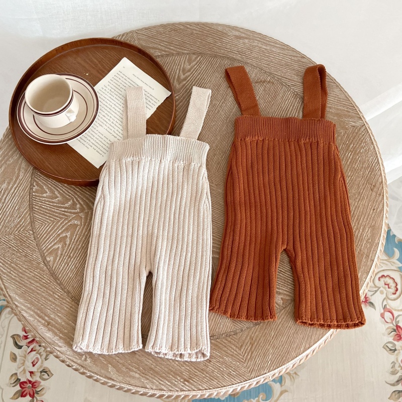 Baby Toddler Knitted Sweater Overalls