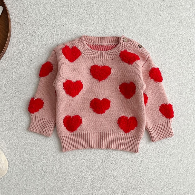 Baby Toddler Girl 3D Love Sweater