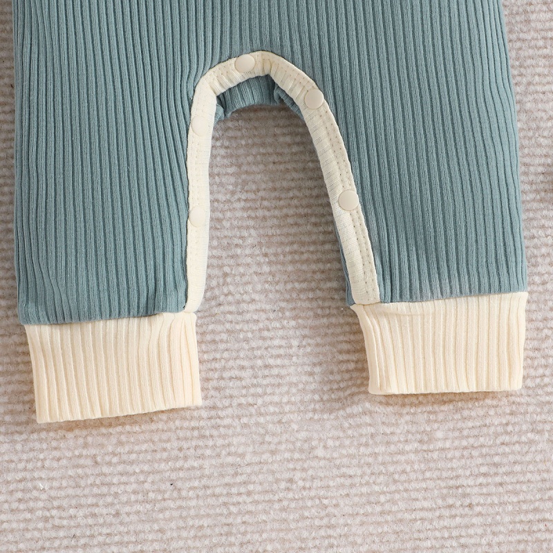 2-Piece Baby Newborn Multi-Color Romper (hat included)