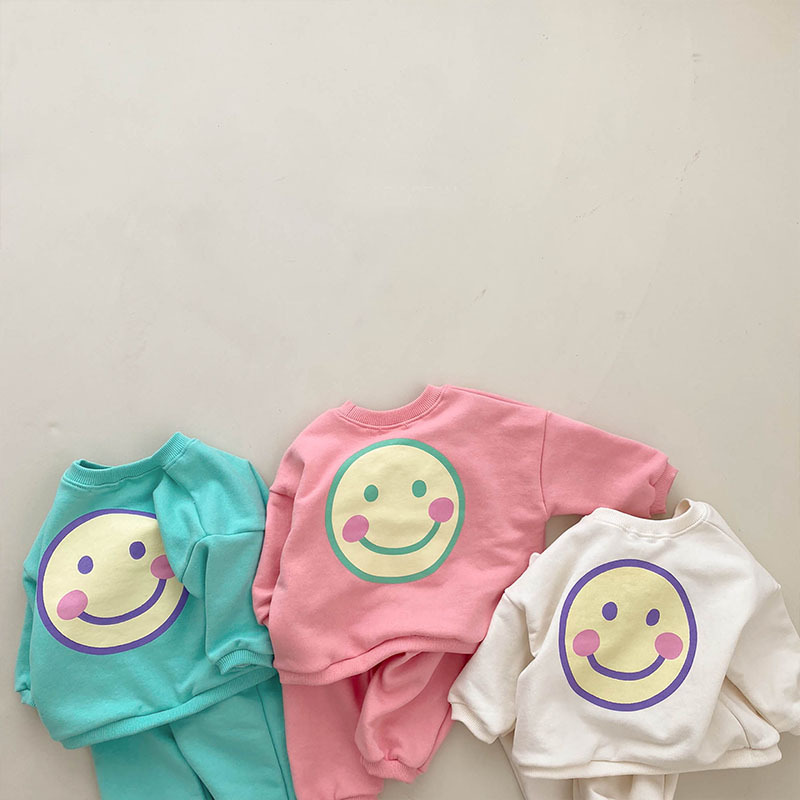 Nice Day Baby Toddler Smiley Sweater Set