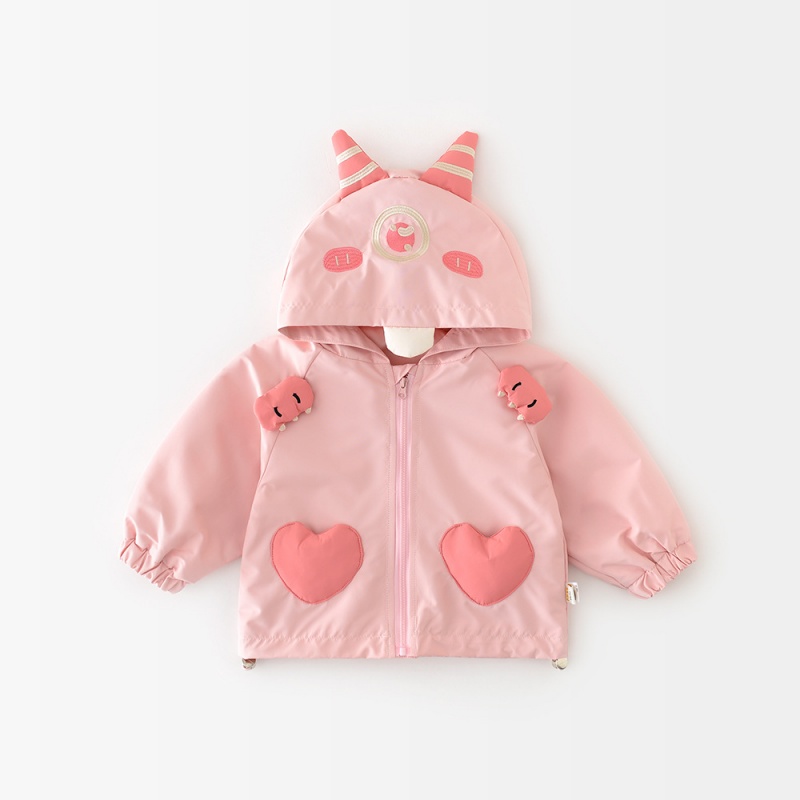 Baby Girl Pink Heart Coat Top
