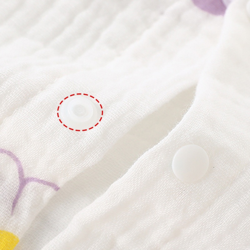 Baby Newborn Multicolor Floral Gauze Romper