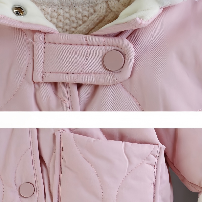 Toddler Girl Rabbit Ears Padded Cotton Jacket