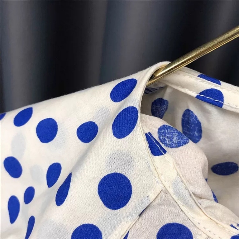 2-Piece Baby Toddler Girls Polka Dot Top Jeans Set