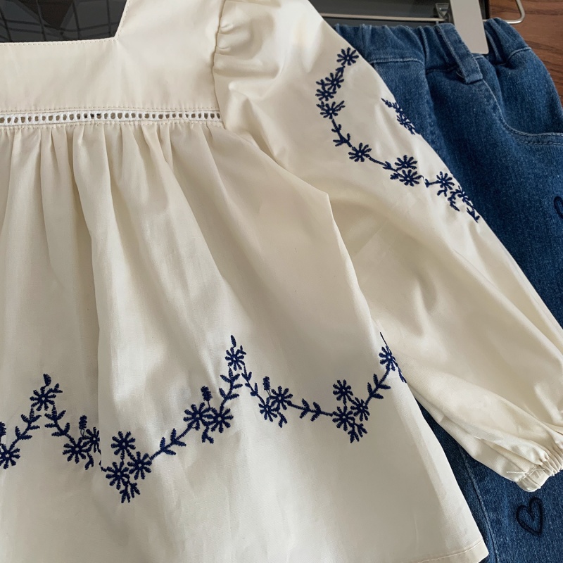 Baby Toddler Girl Doll Shirt Jeans Set