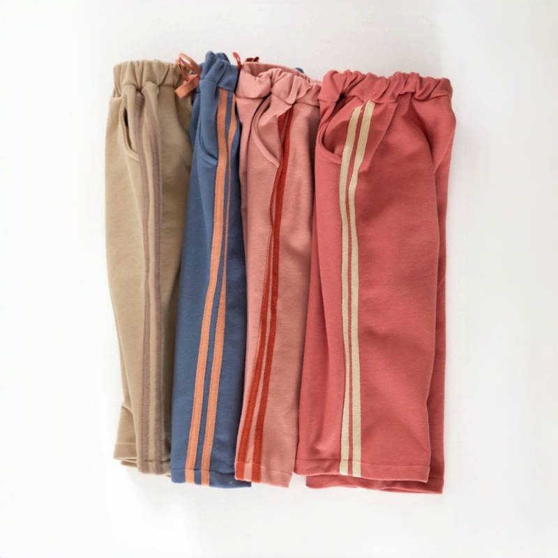 Baby Toddler Bow Tie Stripe Patchwork Pant