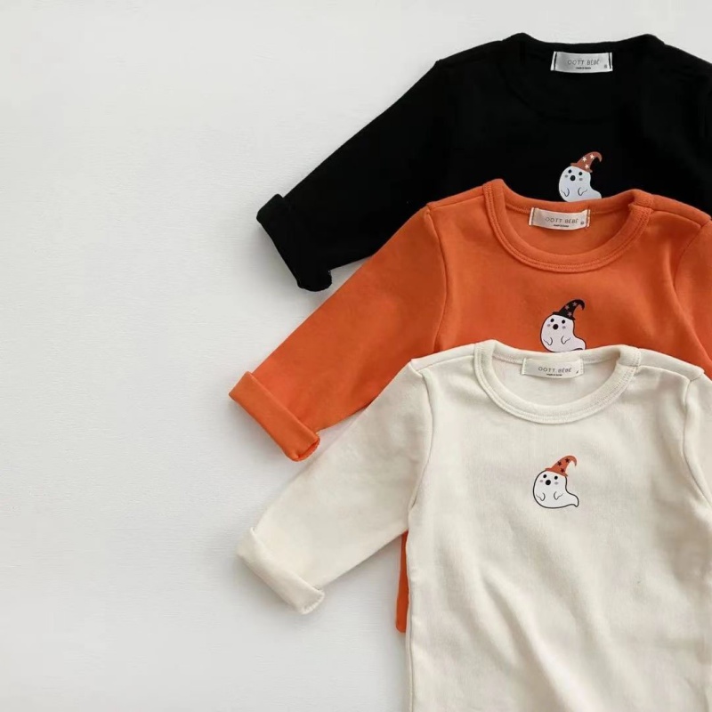 2-Piece Baby Halloween Spooky Ghost Print Set