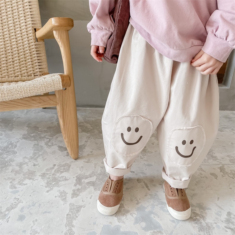 Baby Children's Smiley Face Casual Pant