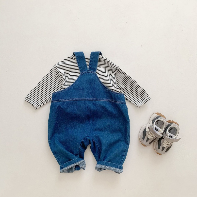 Baby Bear Pocket Denim Overalls