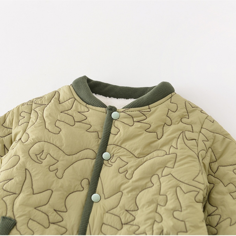 Baby and Toddler Dinosaur Fleece Romper(Includes bag)