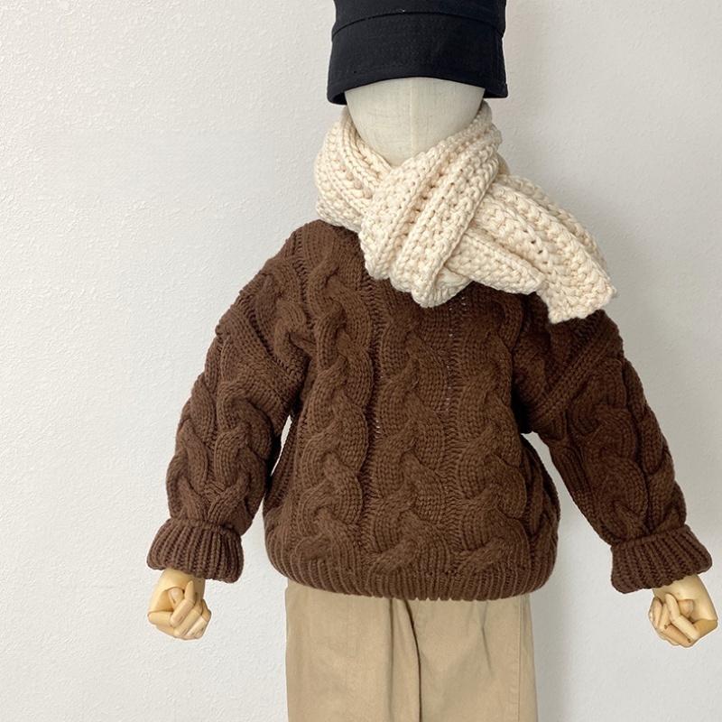 Baby & Kids Twisted Cable Turtleneck Sweater
