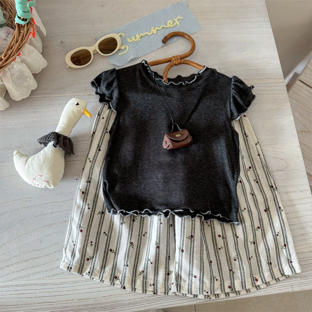 Toddler Kid Girl Bow 2-piece Set