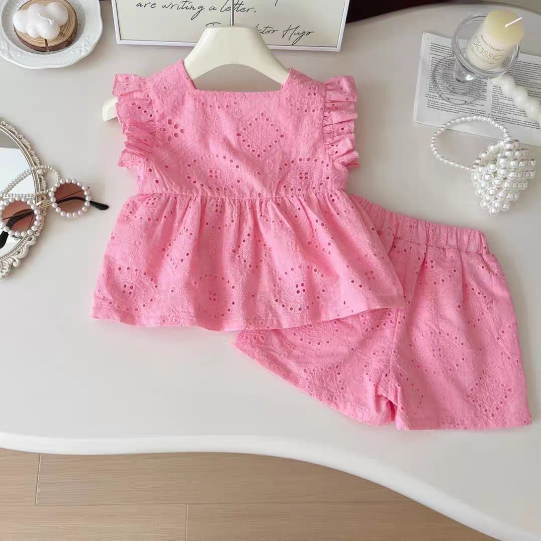 Baby & Kids Girls Lace 2-piece Set