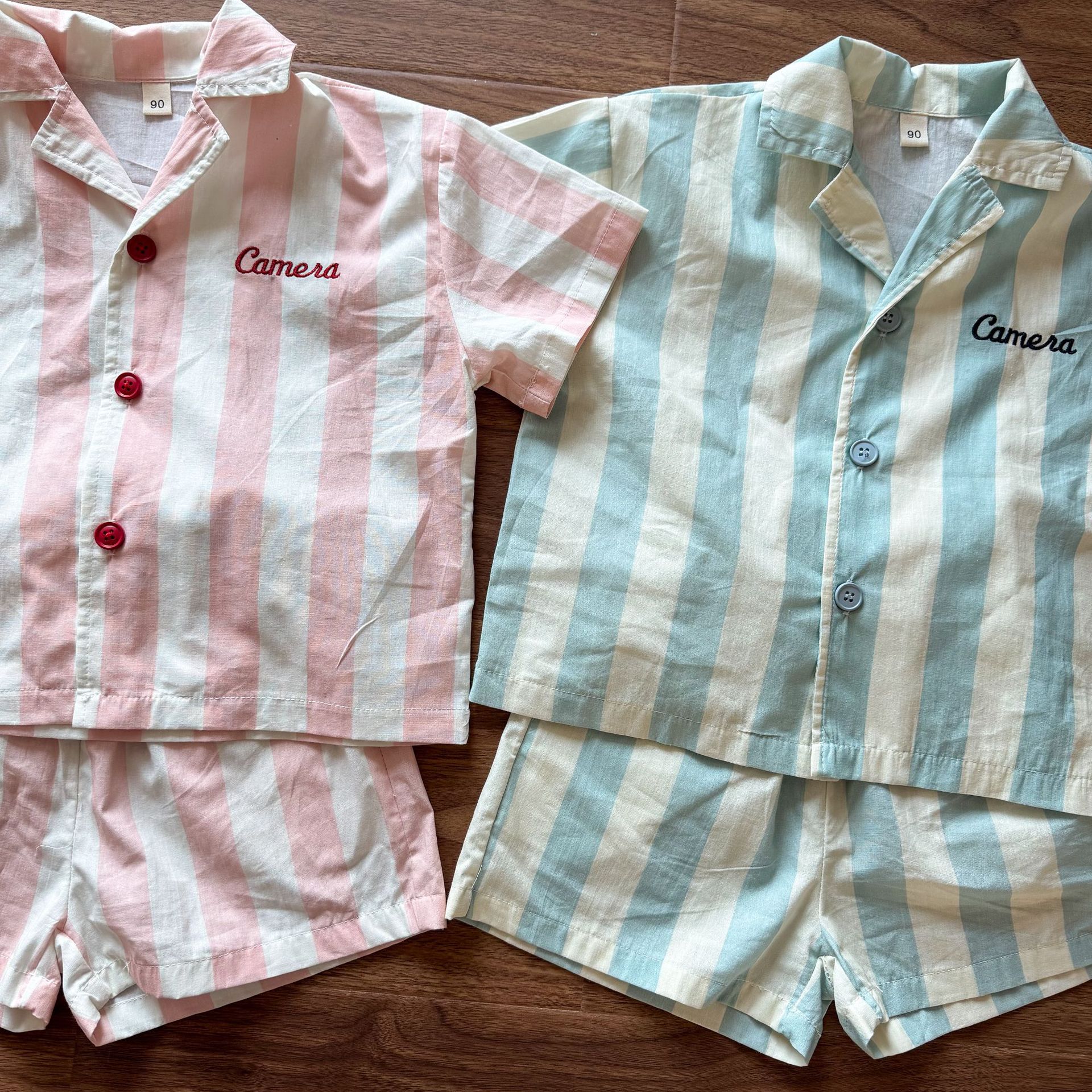 2-Piece Toddler Striped Pajama Set