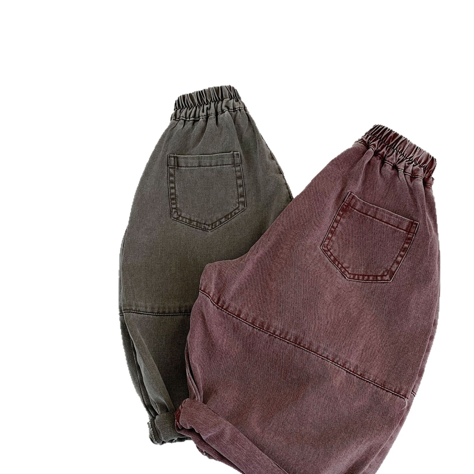 Kids Loose Leisure Denim Pants