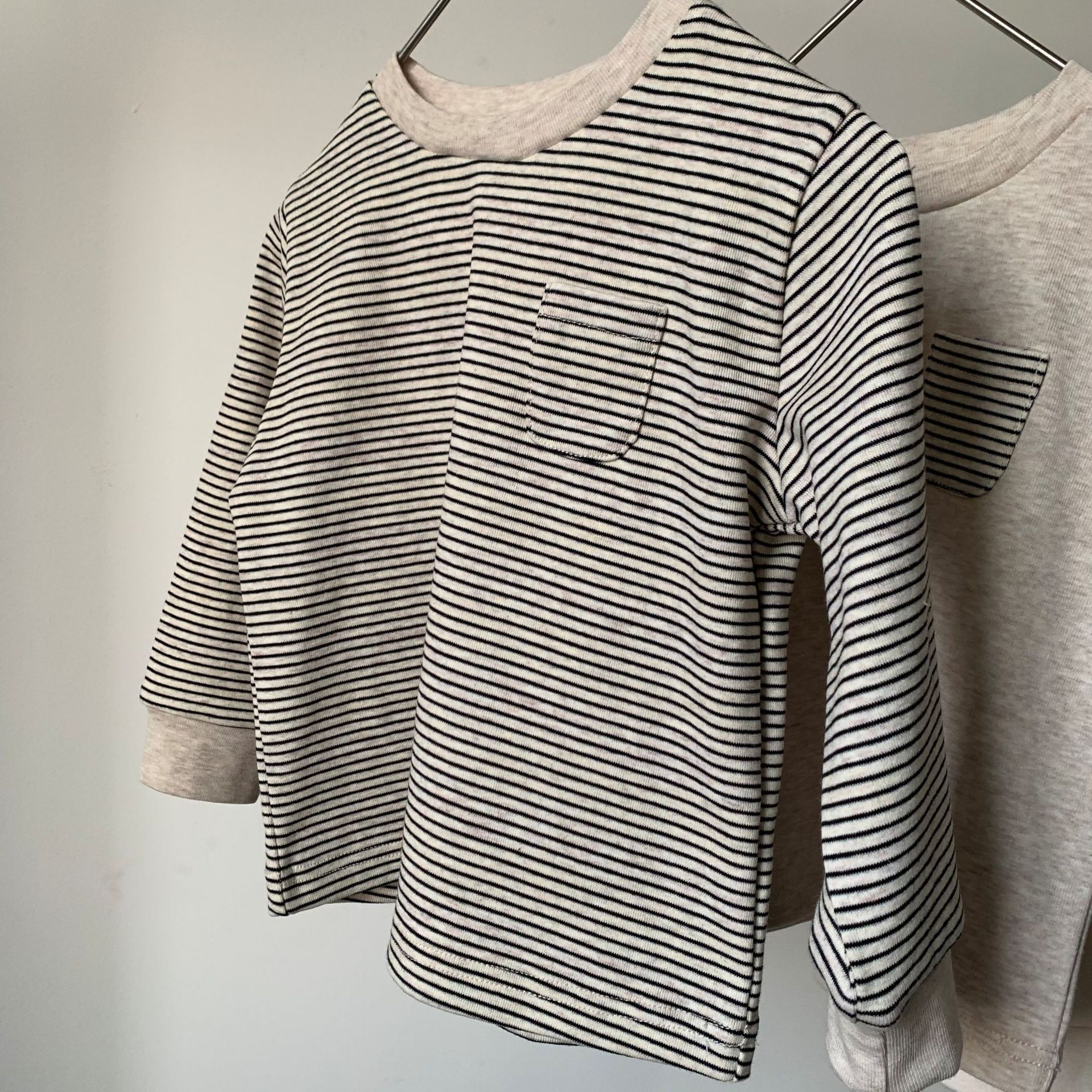 Toddler Striped Colorblock Pocket T-Shirt