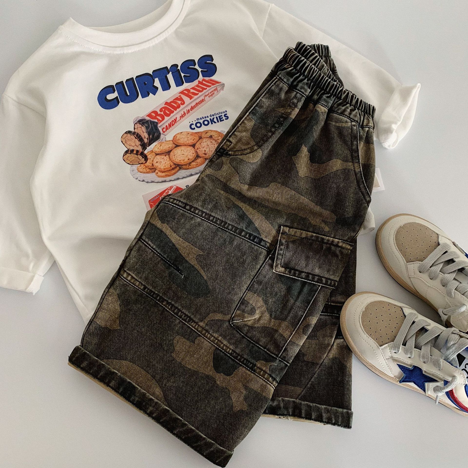 Kids Camouflage Cargo Pants