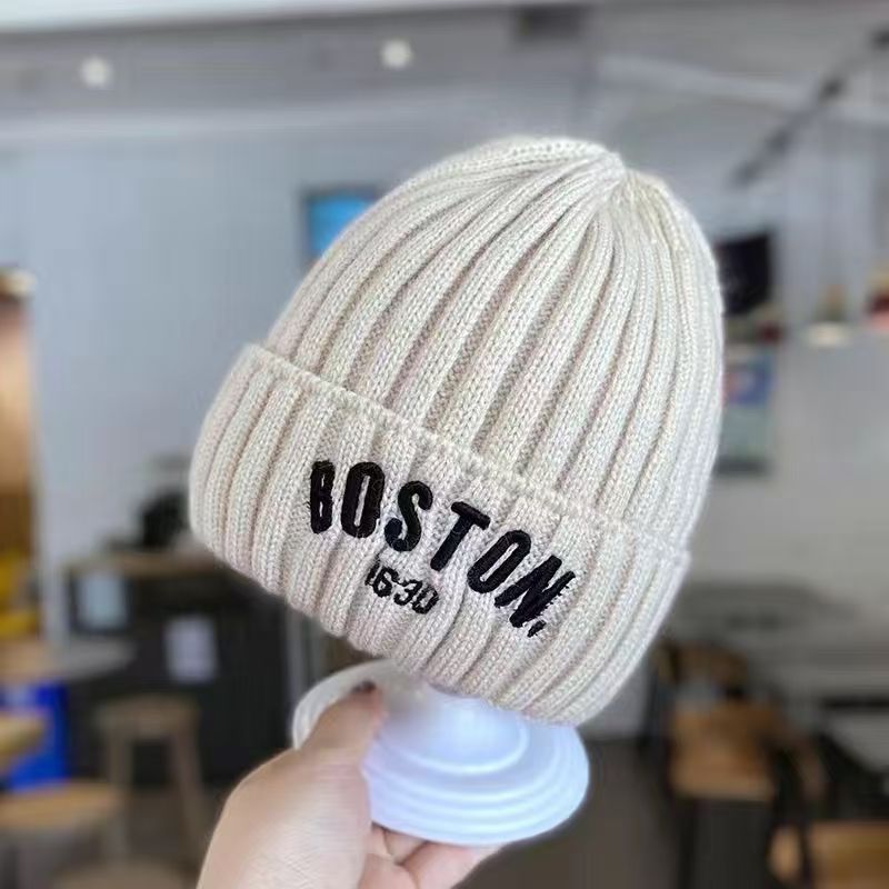 BOSTON Toddler Ribbing Knit Hat