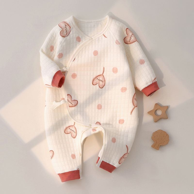 Baby Newborn Love Balloons Quilted Romper