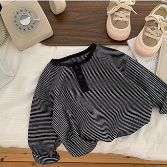 Toddler Striped Bottoming Shirt