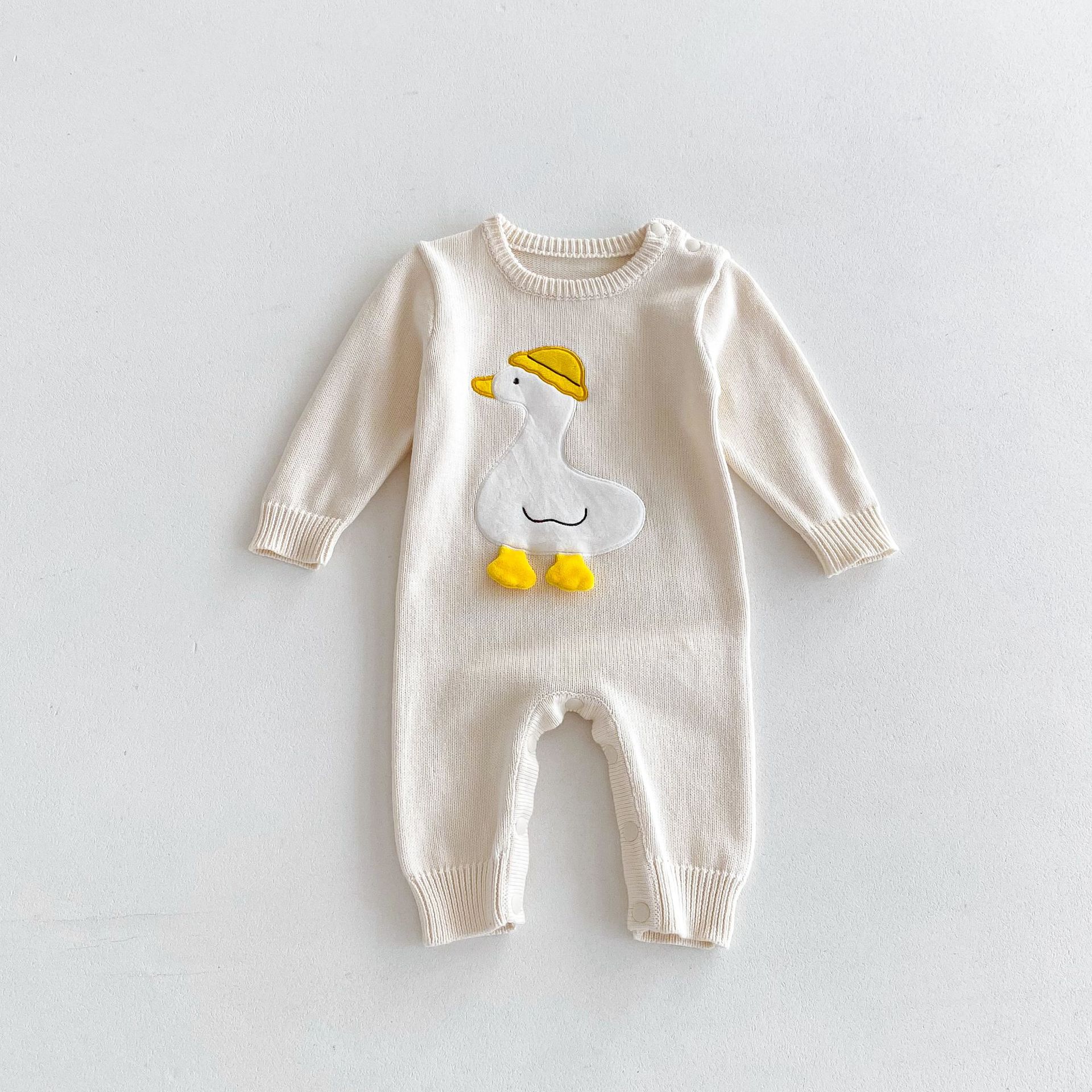 Baby Knitted Duck Jumpsuit