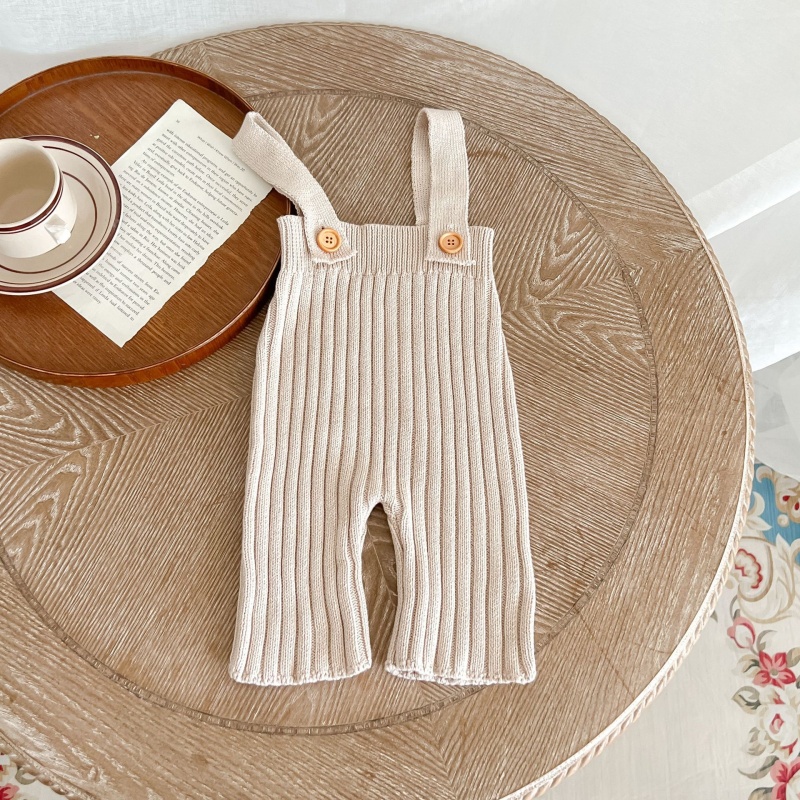 Baby Toddler Knitted Sweater Overalls