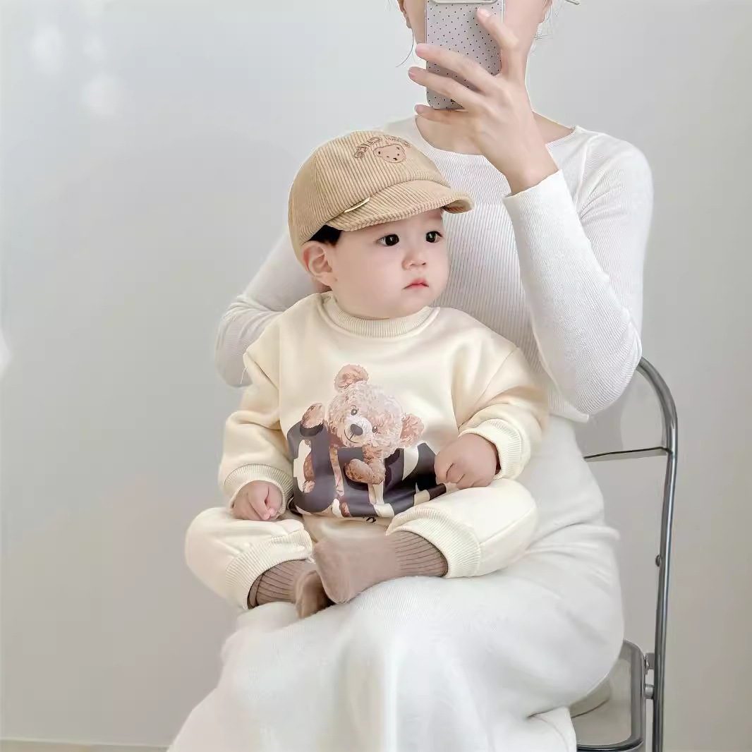 Baby Newborn Bear Warm Romper