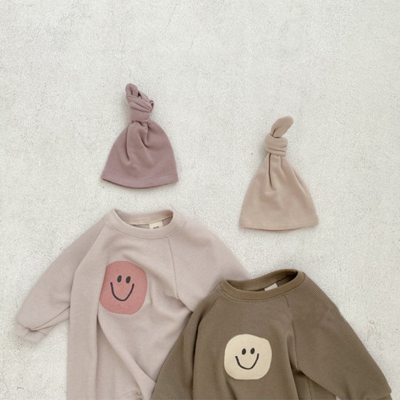 Baby Smiley Long Sleeve Romper