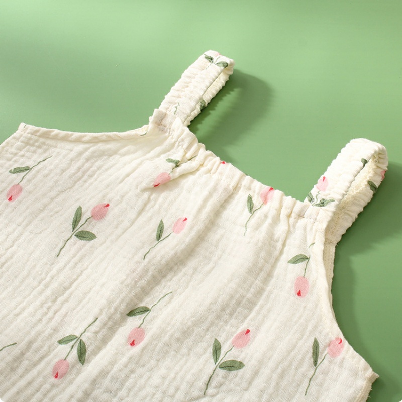 Baby Floral Sling Romper