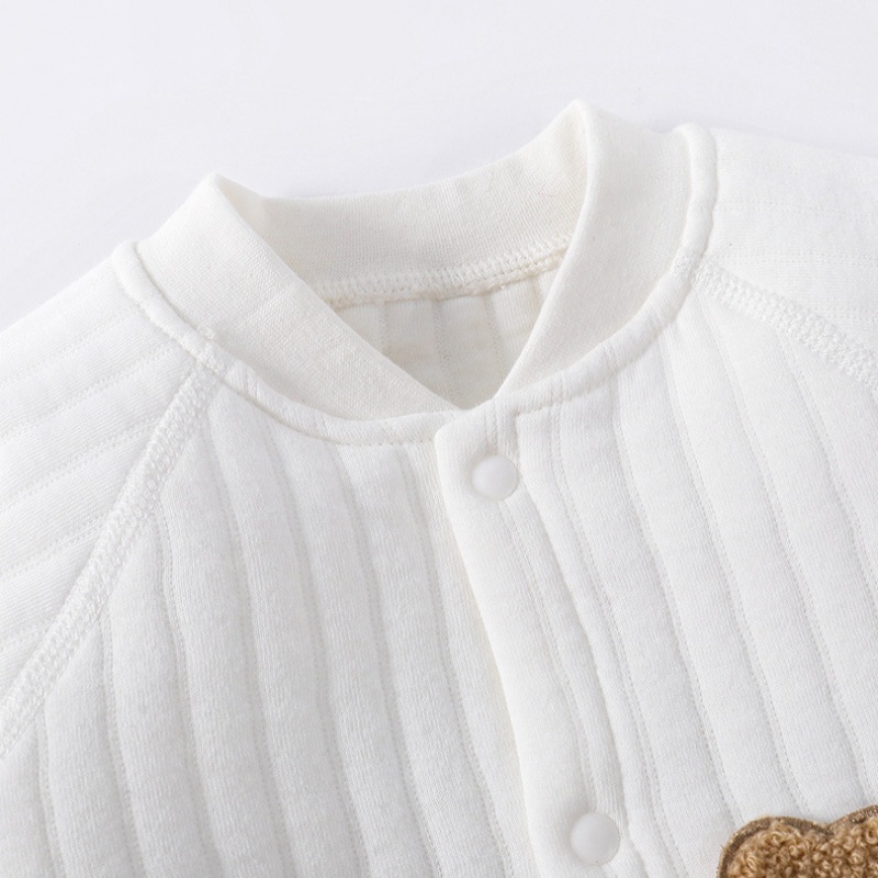 Baby Newborn Warm Bear Long Sleeve Romper