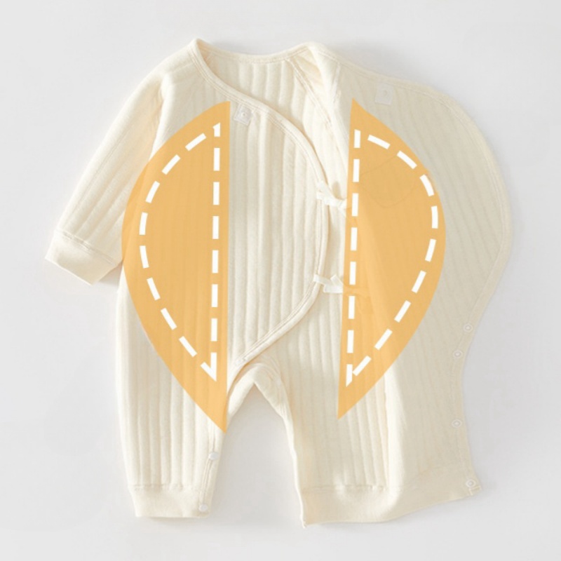 Bear Embroidered  Baby Newborn Warm Romper