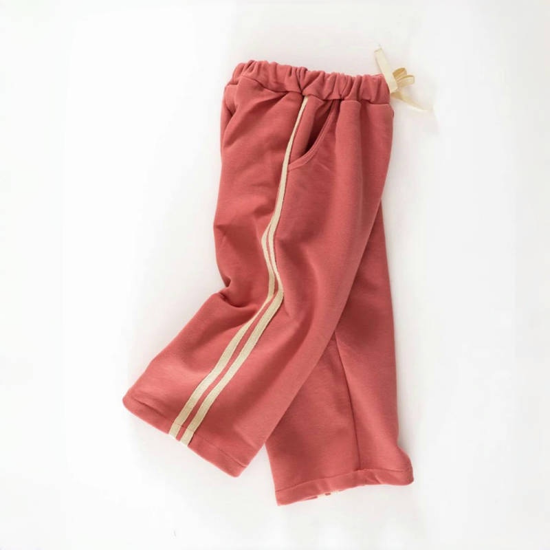 Baby Toddler Bow Tie Stripe Patchwork Pant