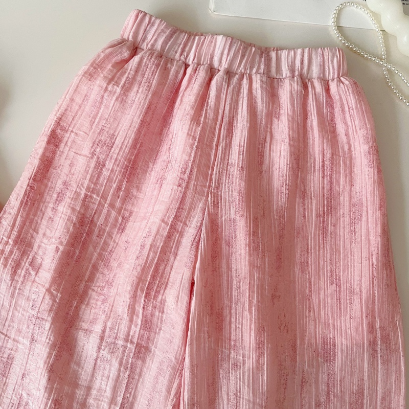 2-Piece Kid Girl Sleeveless Lace Top and Pants Set
