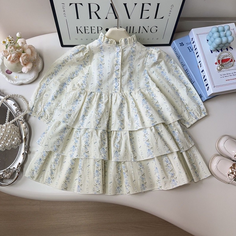 Kids' Girls' Denim Jacket & Floral Dress