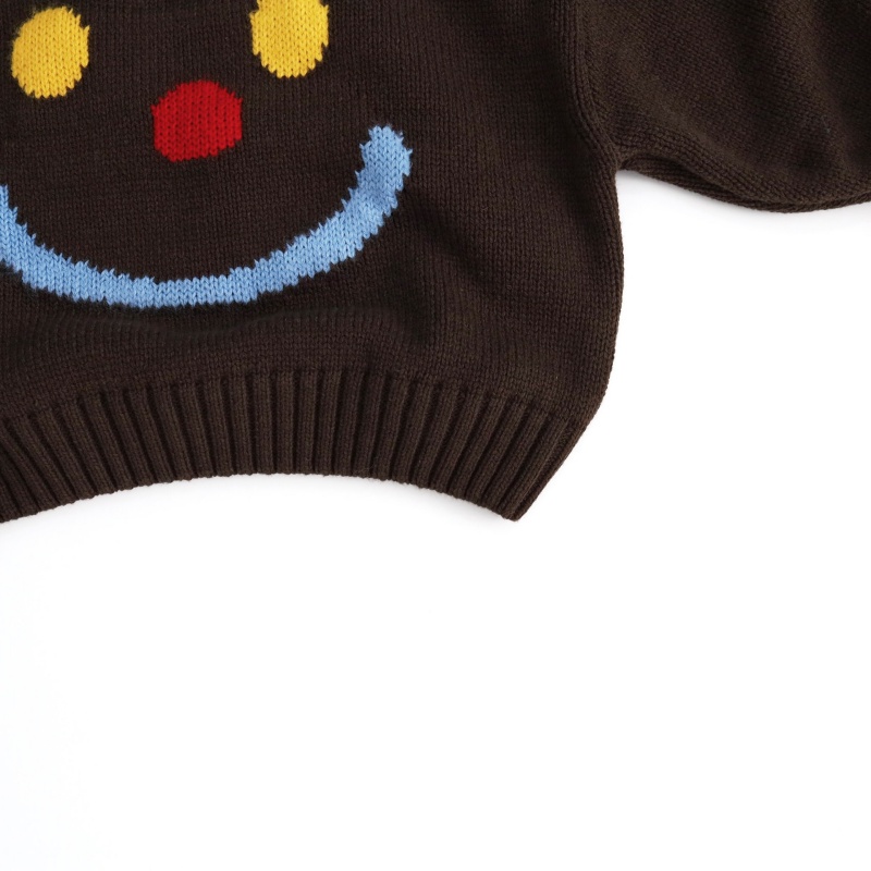 Baby Toddler Smiley Face Jacquard Sweater
