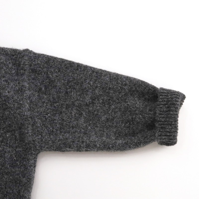 Kids' Goose Print High-Neck Sweater