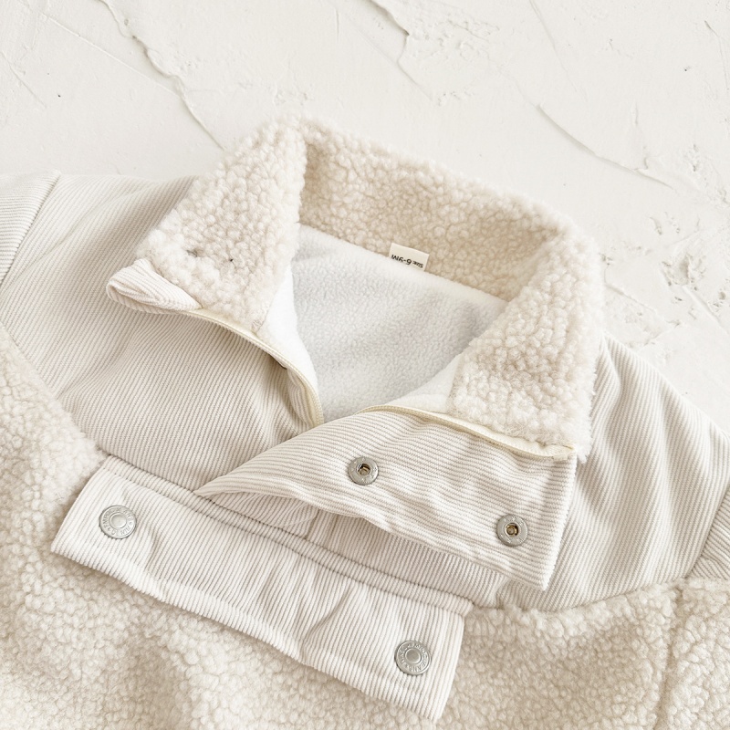 Baby Toddler Lambswool Patchwork Fleece Sweatshirt