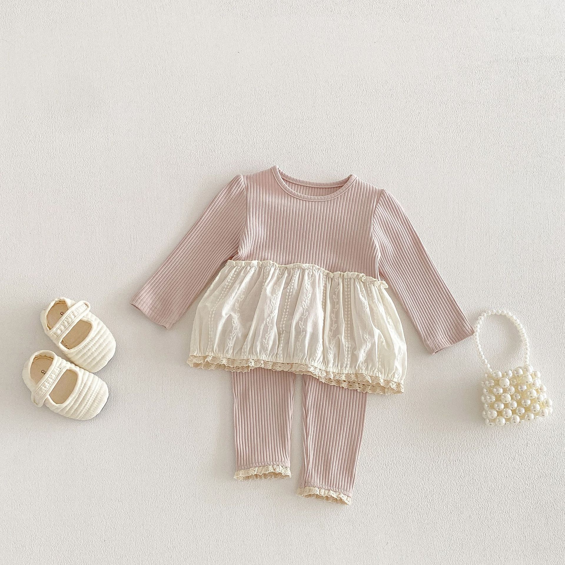 Baby Toddler Girl Lace 2-Piece Sets