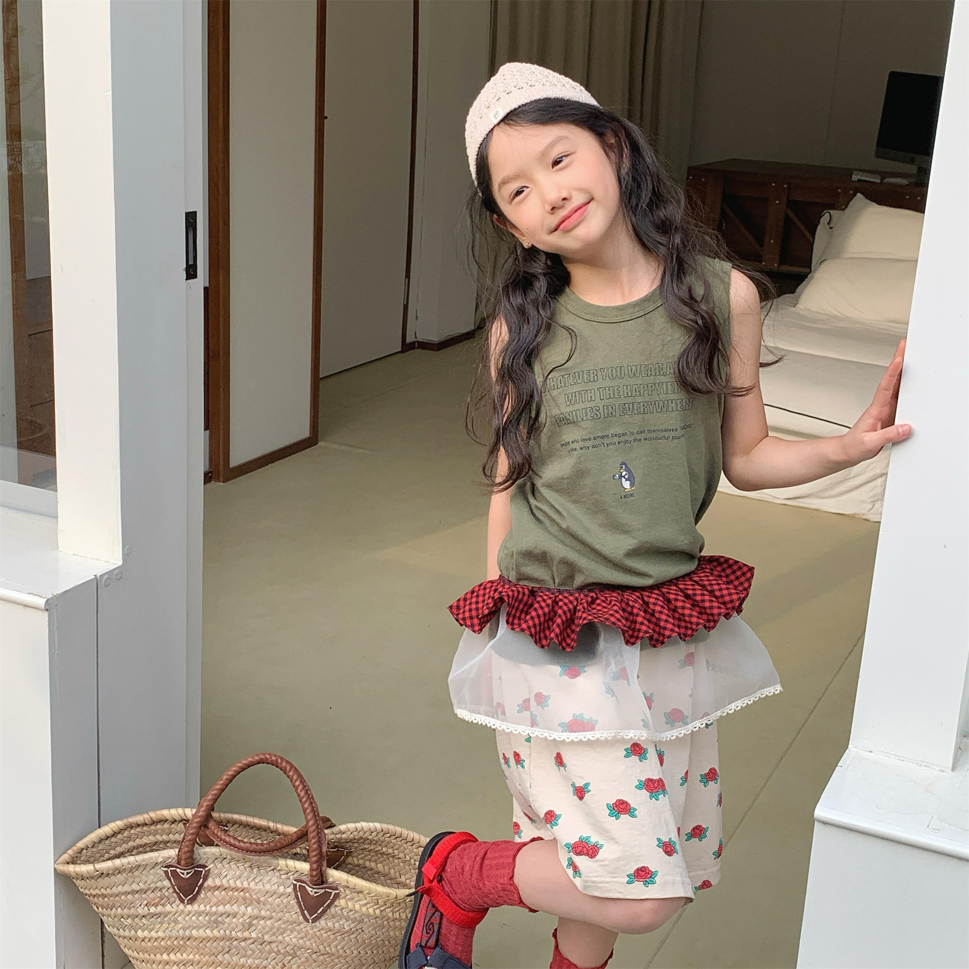 Kids Rose Casual Dress