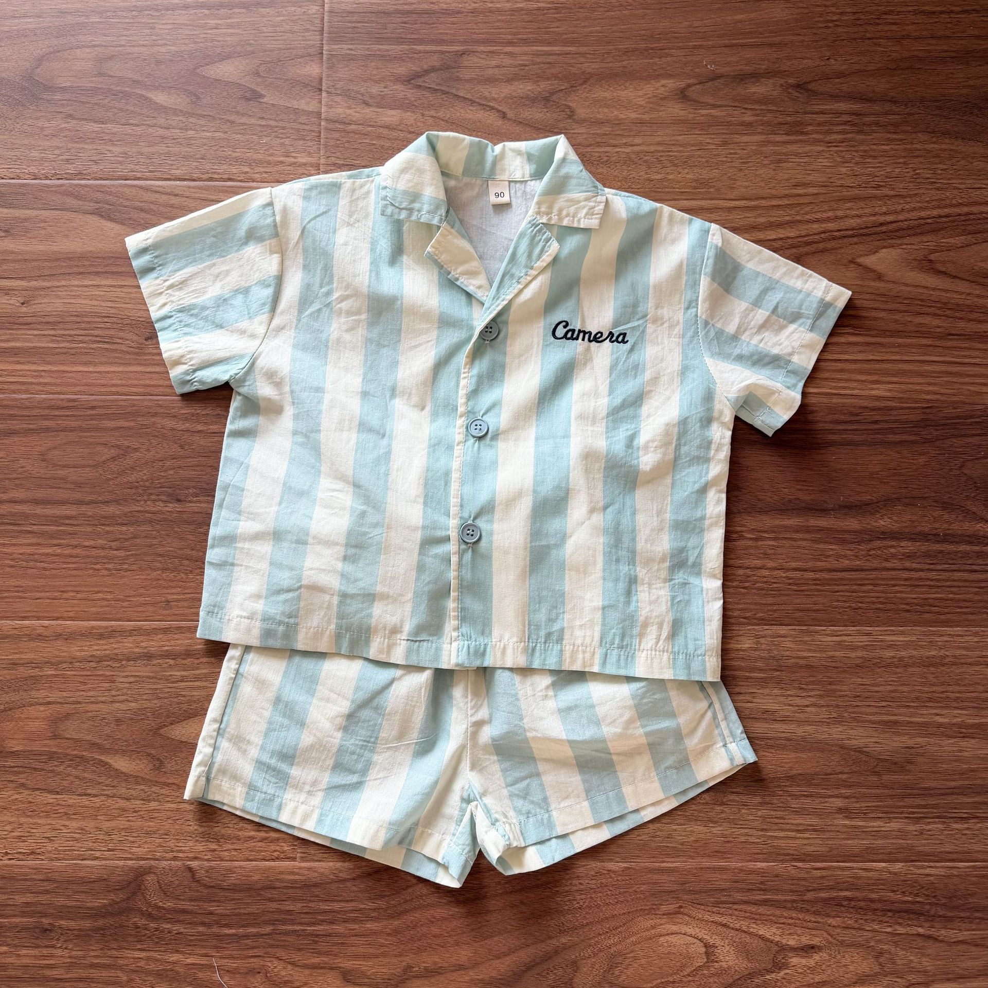 2-Piece Toddler Striped Pajama Set