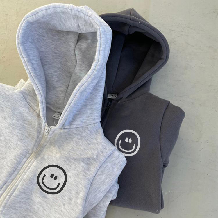 Baby Smiley Loose Hooded Romper