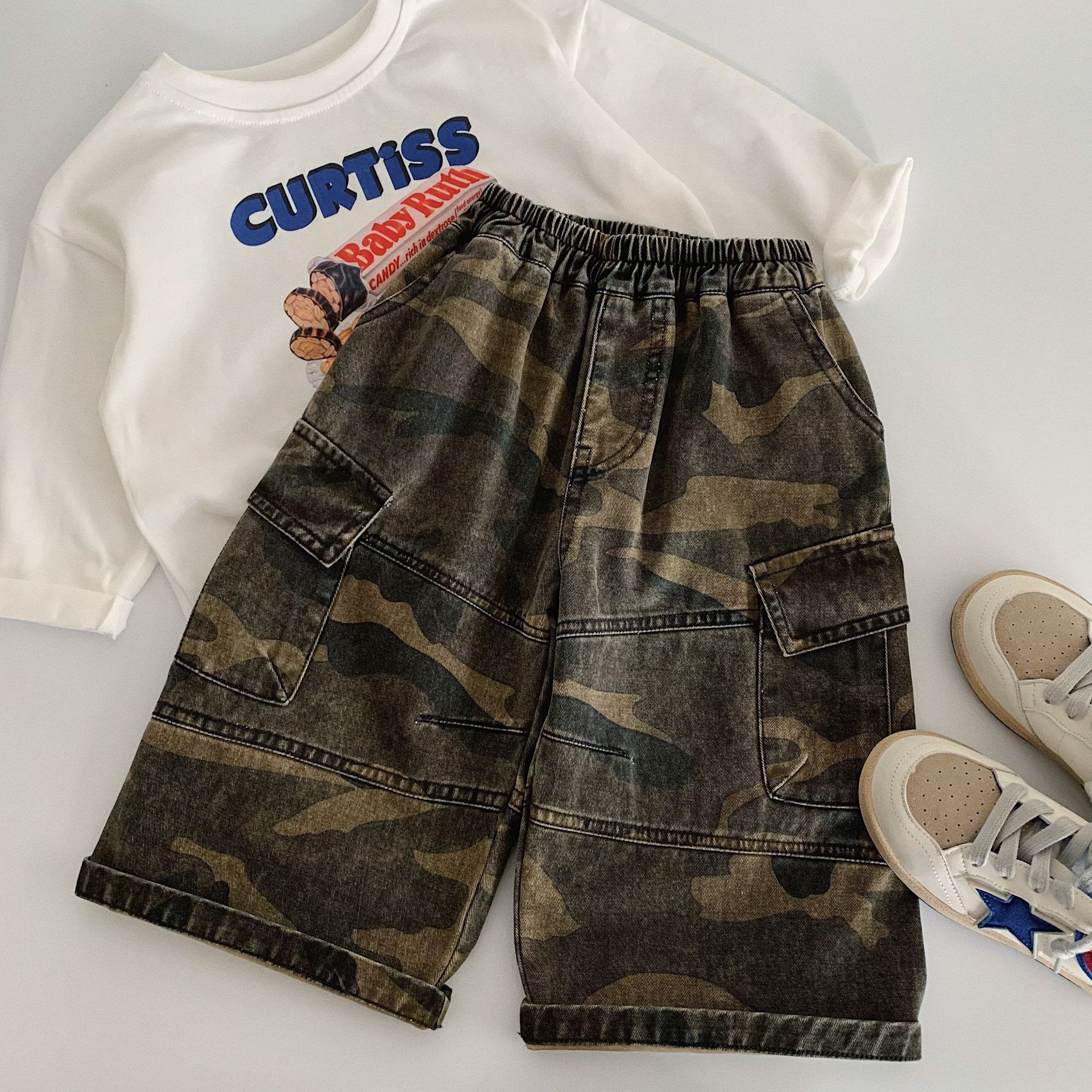Kids Camouflage Cargo Pants