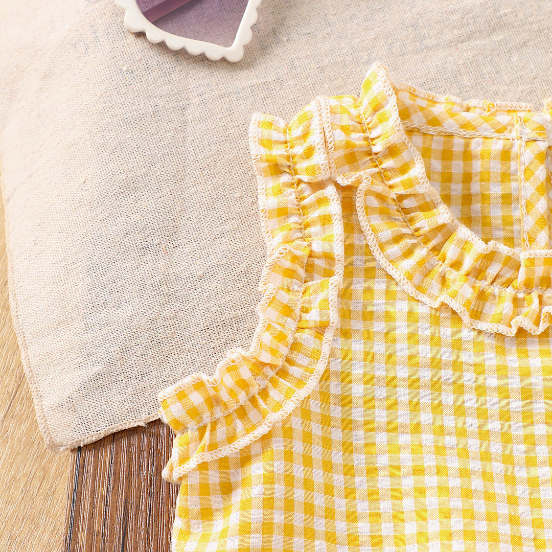 Baby Toddler Checkerboard Top and Short Pants