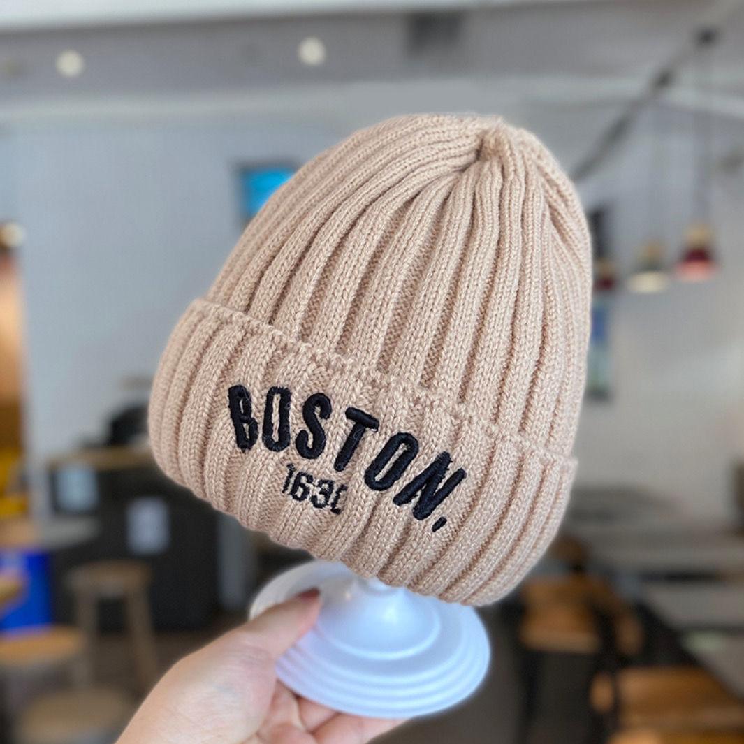 BOSTON Toddler Ribbing Knit Hat