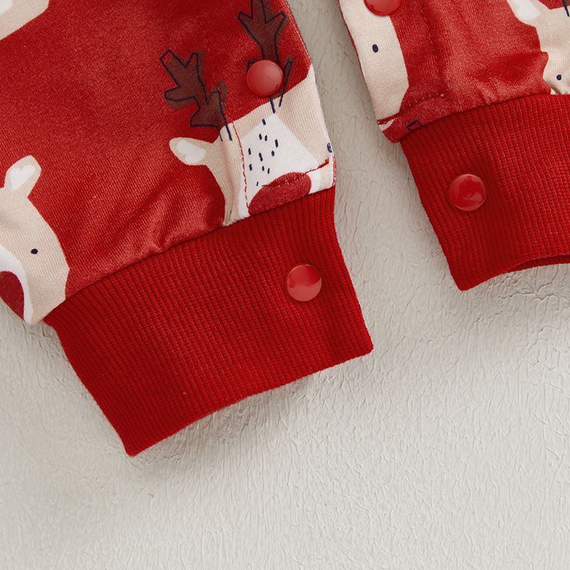 Baby Christmas Reindeer Romper